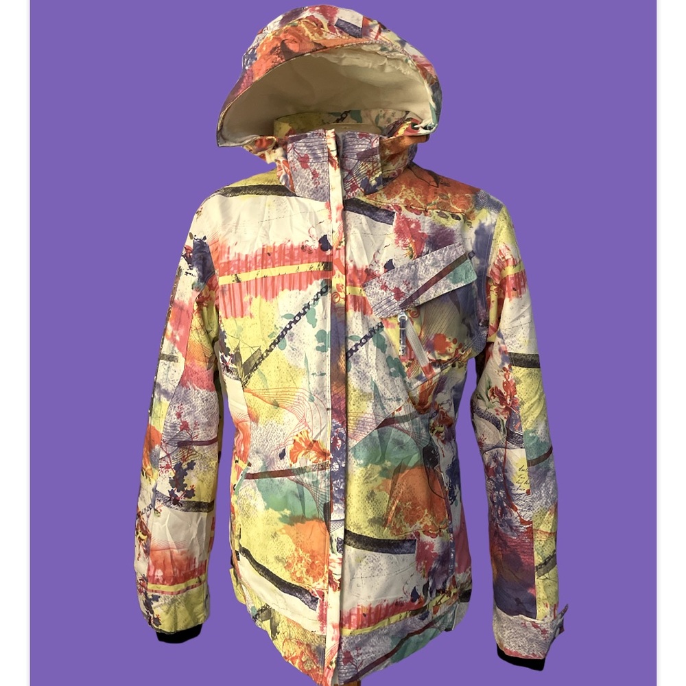 Powderoom ski/snowboard colourful jacket in great condition